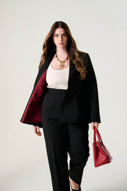 Marzotto Wool Blazer with Cupro Lining Tailored in Italy