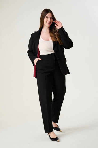 Marzotto Wool Blazer with Cupro Lining Tailored in Italy