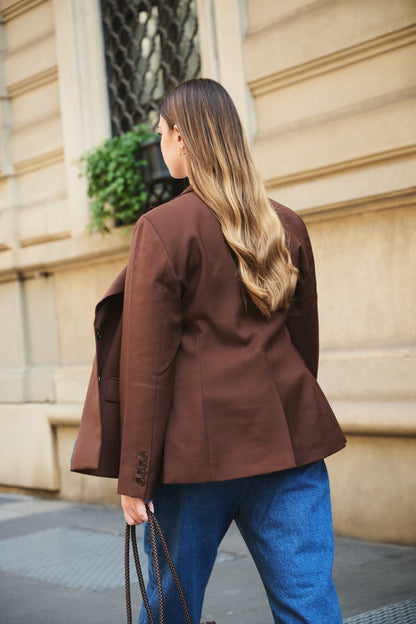 Marzotto Wool Blazer with Cupro Lining Tailored in Italy