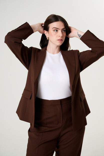Marzotto Wool Blazer with Cupro Lining Tailored in Italy