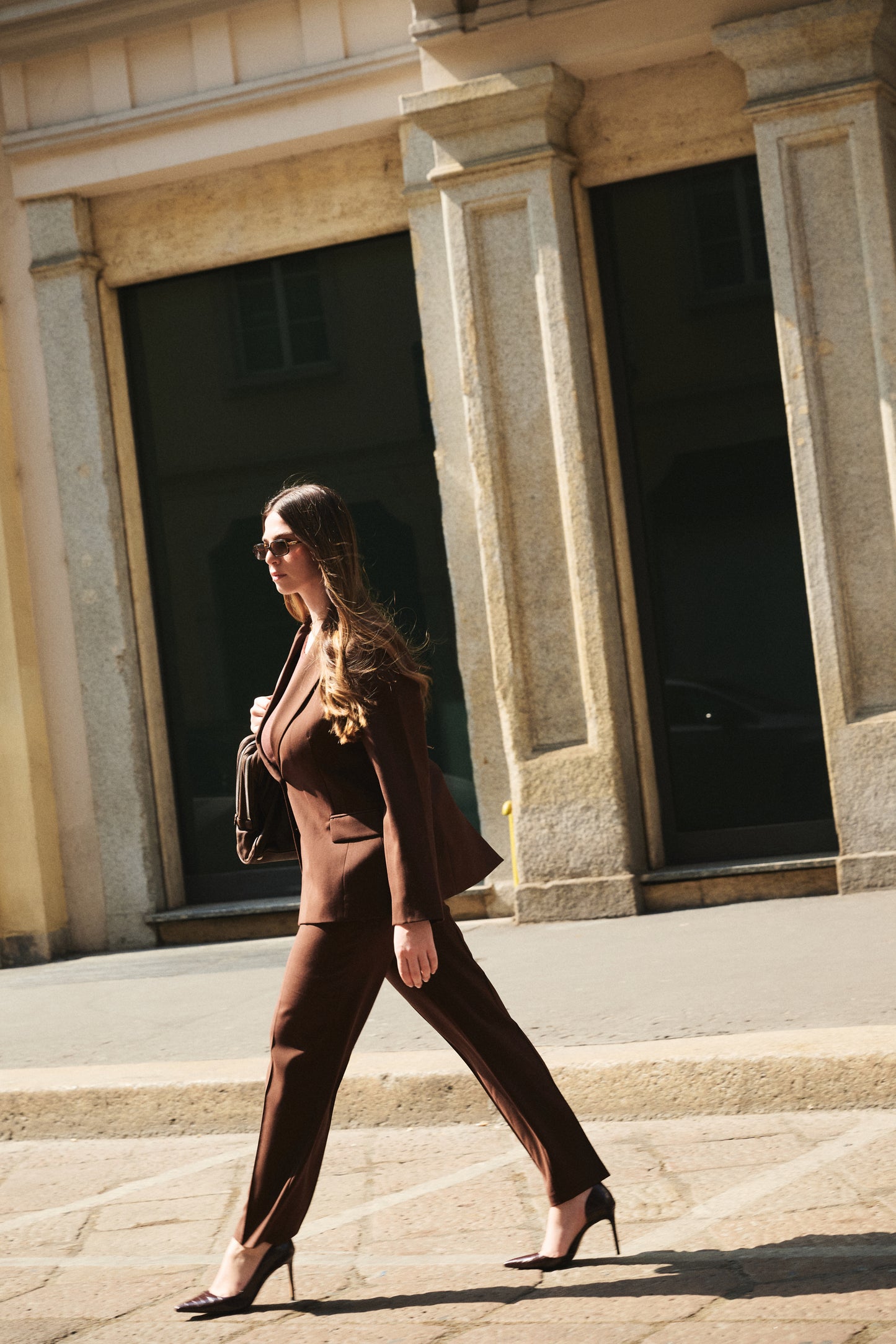 Marzotto Wool Trousers with Adjustable Waistband Tailored in Italy