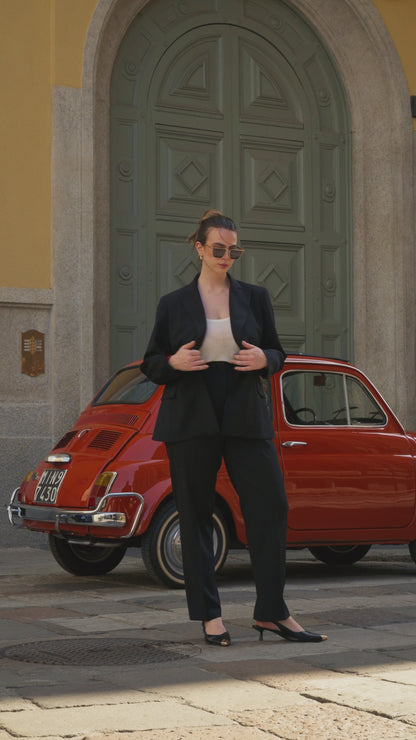 Marzotto Wool Blazer with Cupro Lining Tailored in Italy