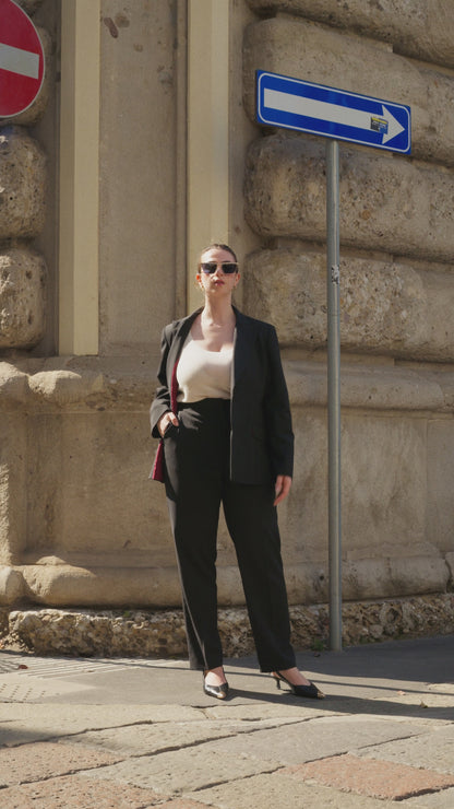 Marzotto Wool Blazer with Cupro Lining Tailored in Italy